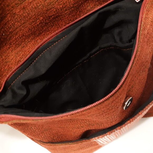 New Garnet Red Shoulder Bag Purse Lots of pockets and zippers! Dressy Formal - Picture 14 of 14